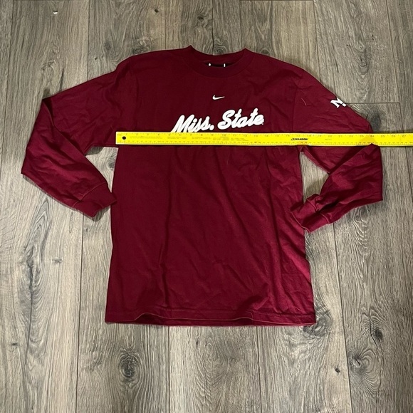 New Red Nike Mississippi State Long Sleeve T-Shirt Youth Large 14-16 - Picture 5 of 6